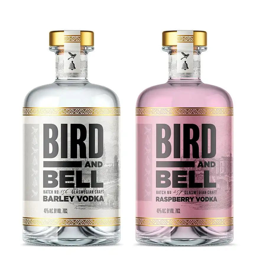 Bird and Bell branding, packaging and label design
