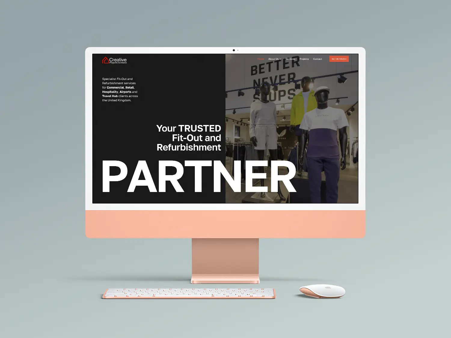 Creative Projects Home web page