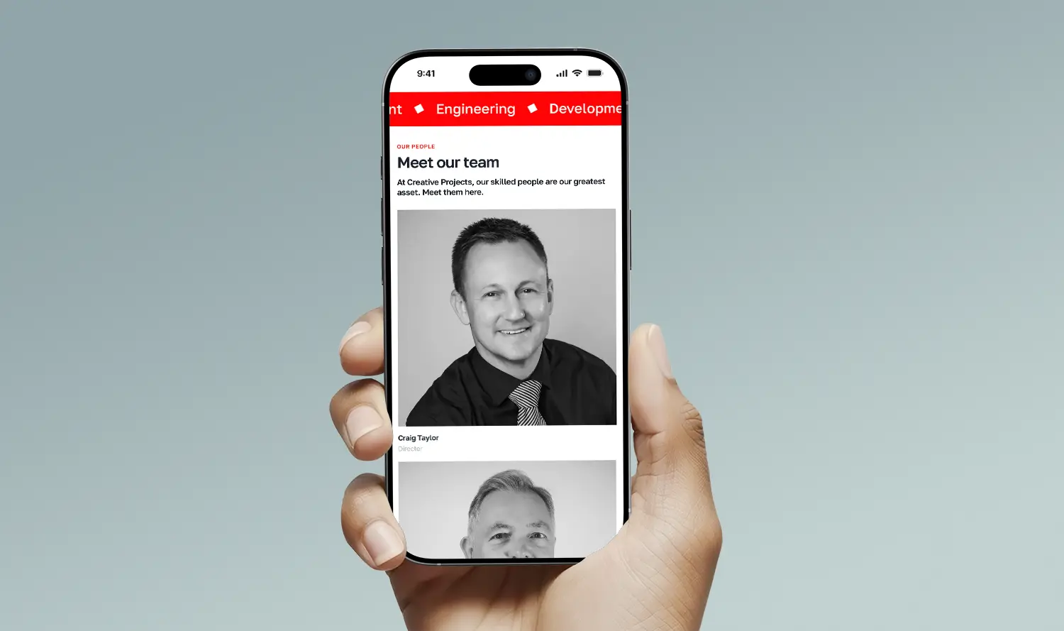 Creative Projects Mobile Responsive web page