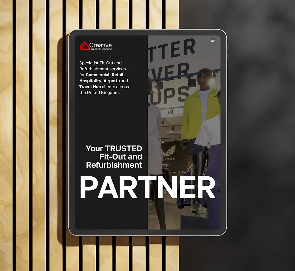 Creative Projects website design