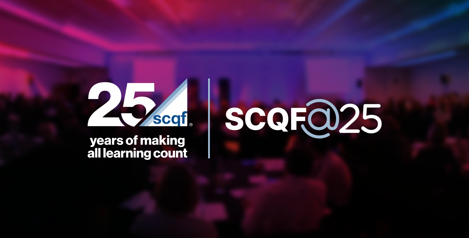 SCQF@25 Conference branding