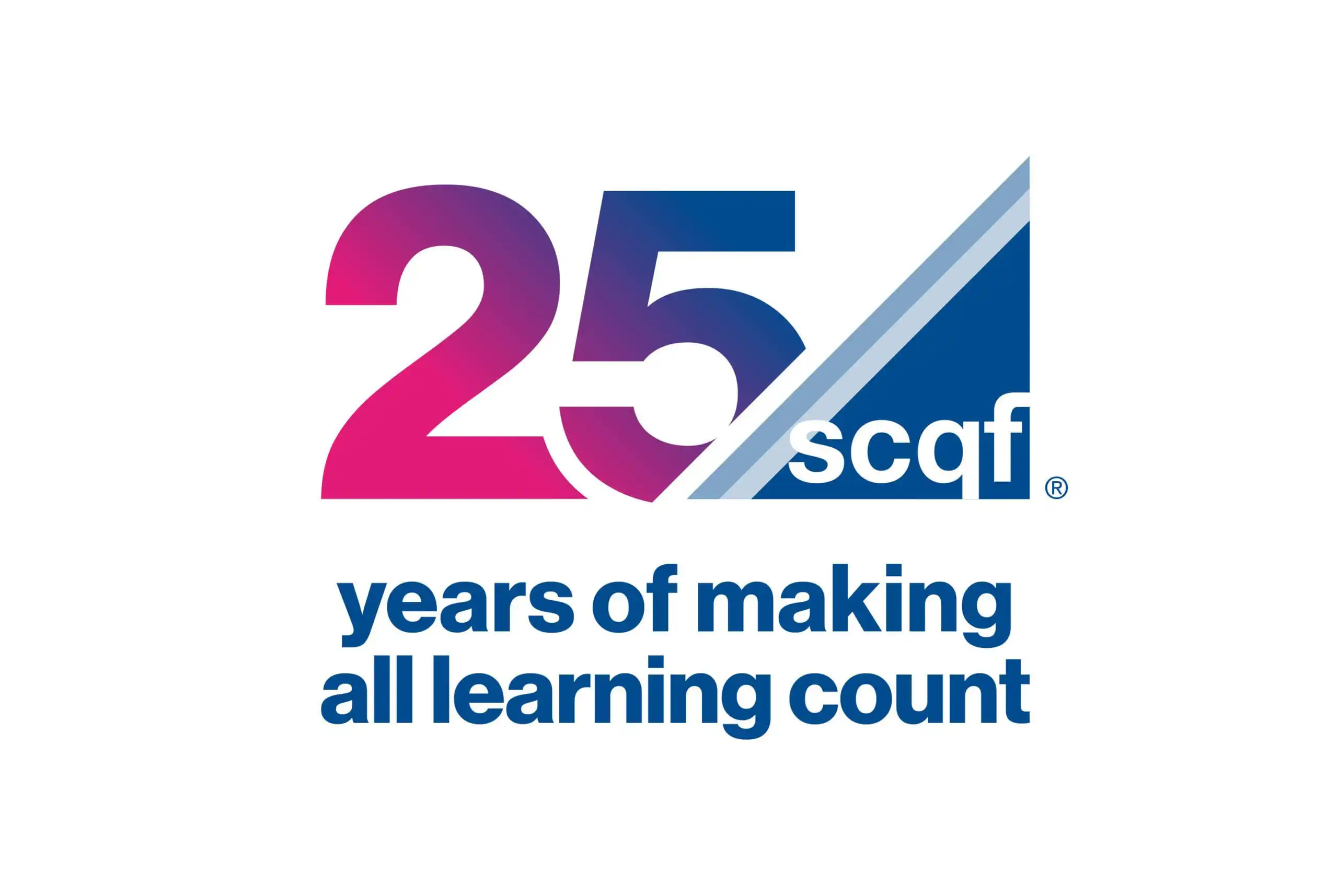 SCQF 25 Year Anniversary brand identity SCQF 25 Year Anniversary brand identity