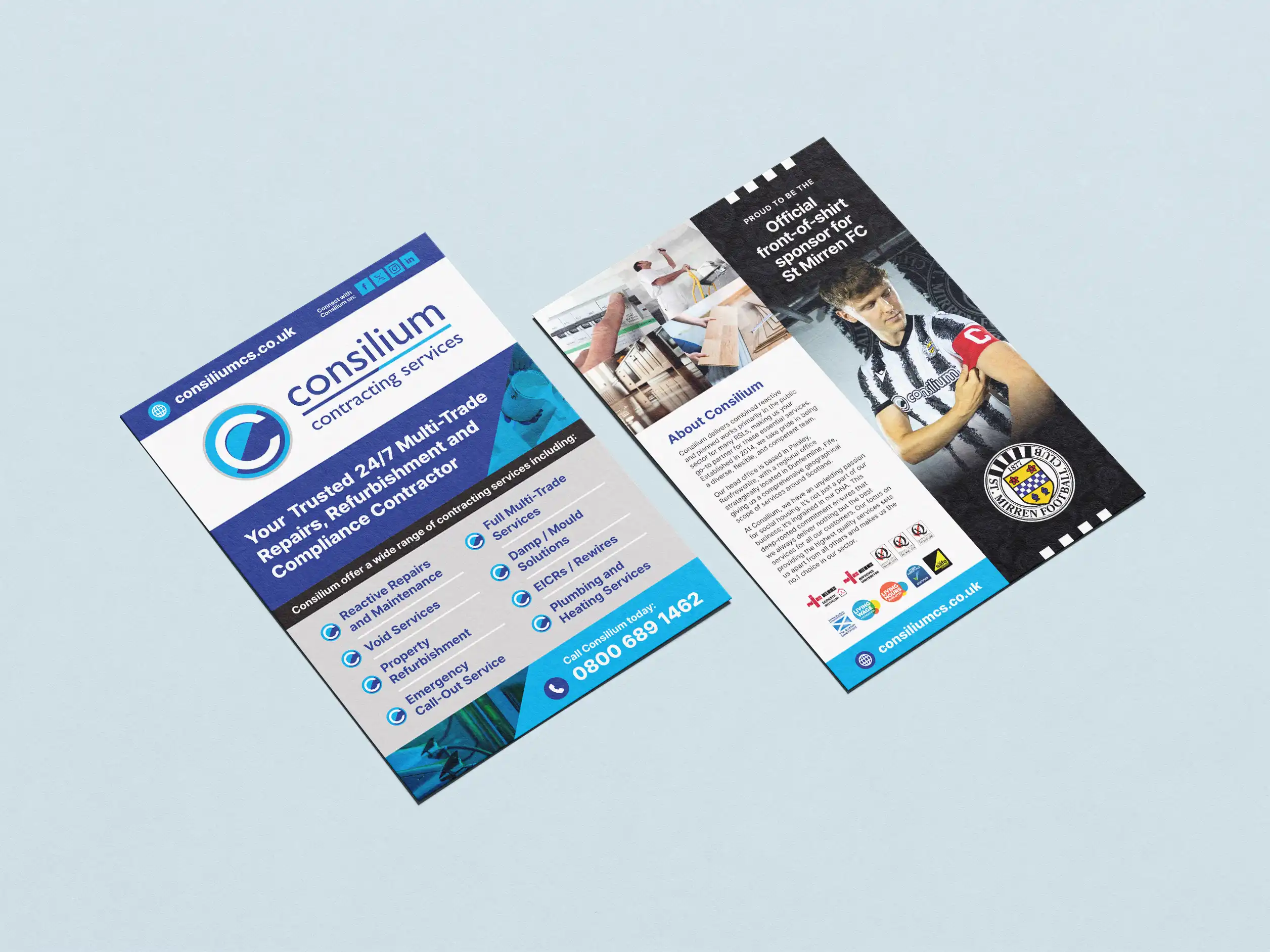 Consilium Contracting Services promotional literature
